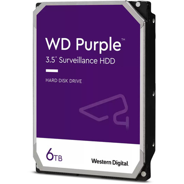 Western Digital 6TB 3.5 SATA 6Gb/s Purple SV HDD