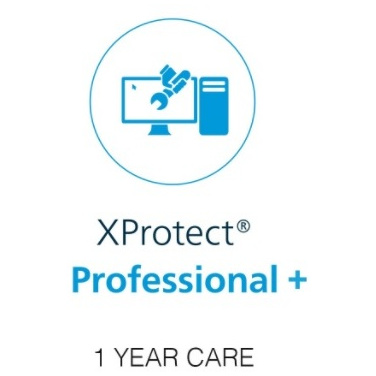 Milestone xProtect One Year Care Plus Subscription For Professional+ Device License