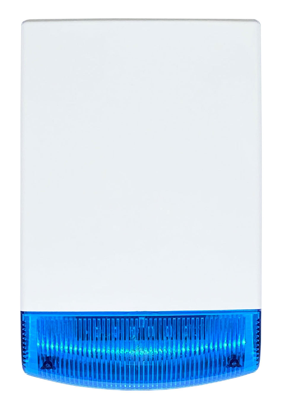 White Slimline Siren & Strobe