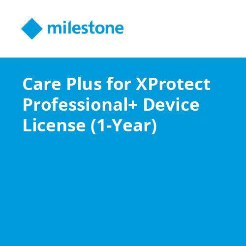 Milestone One Month Care Plus For Xprotect Professional+ Device License