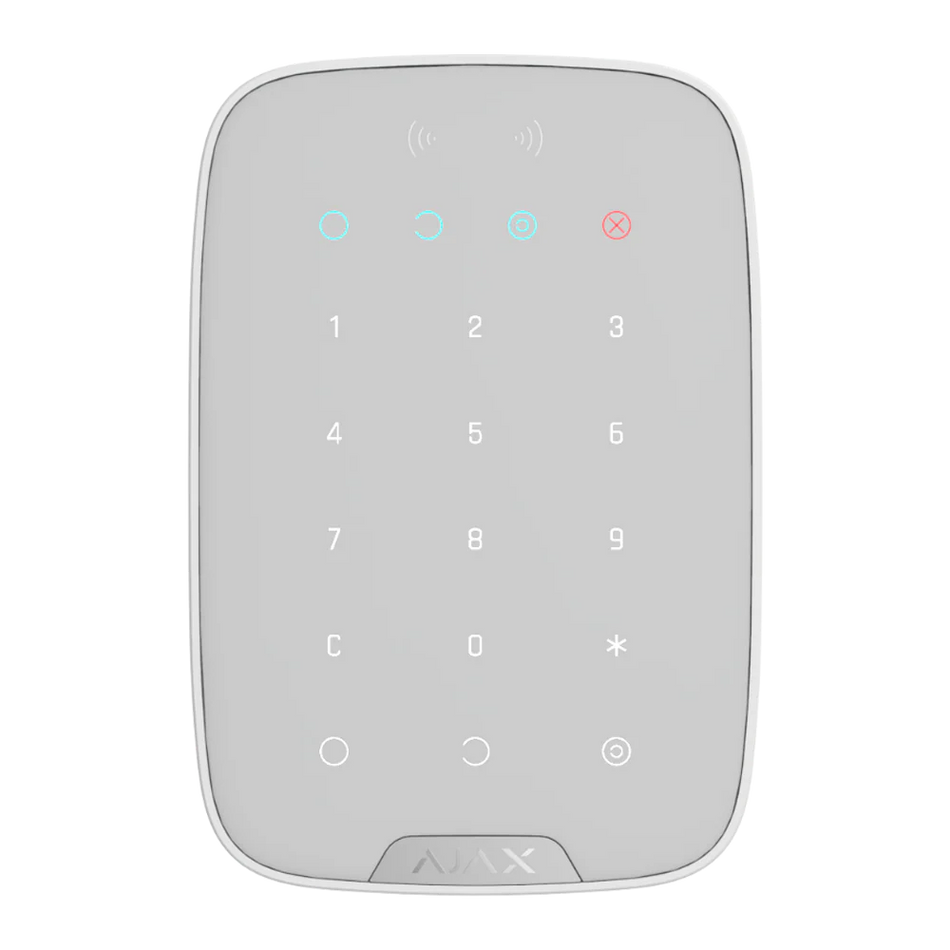 AJAX 30646 White Keypad PLUS with Card Reader