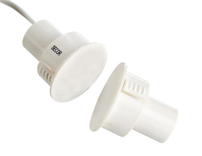 Concealed Reed Switch 25mm - White