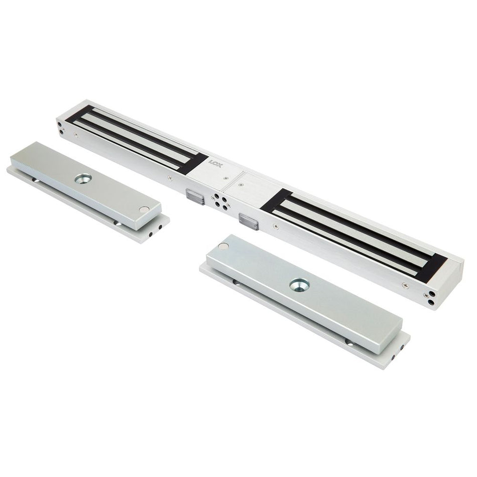 LOX EM3500D Electro Magnetic Slimline Double Lock, 280kg, Non Monitored, 12/24VDC