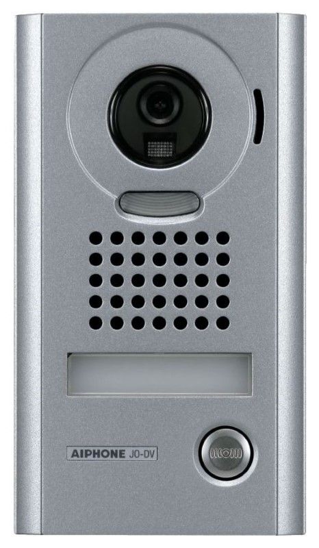 Aiphone JO Vandal Resistance Video Door Station, Zinc, Surface Mount