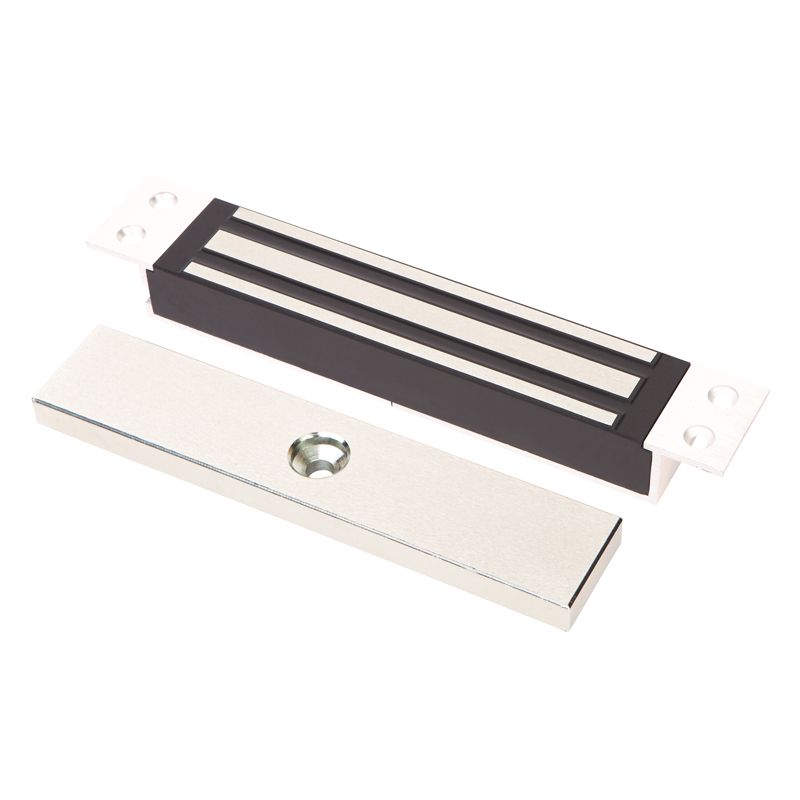 LOX EM3500FM Electro Magnetic Slimline Lock, 280kg, Non Monitored, Flush Mount, 12/24VDC