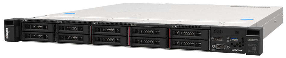 Lenovo NX SR250V2 48TB Server with Windows Server 2022 OS - No RAID