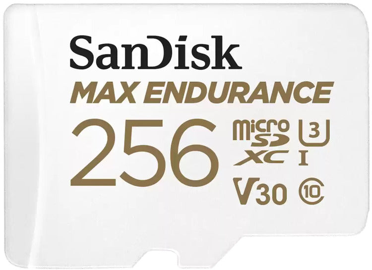 Sandisk 256GB  Max Endurance Micro SDXC Memory Card SDSQQVR-256G-GN6IA with SD Adapter