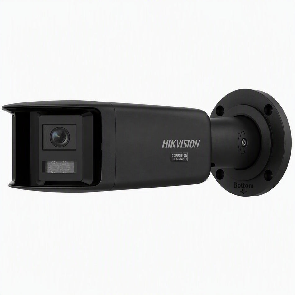 Hikvision DS-2CD2T87G3P-LIS2UY/SL ColorVu 3.0 8MP AcuSeek Panoramic 180 Bullet Camera 2.8mm Lens Black