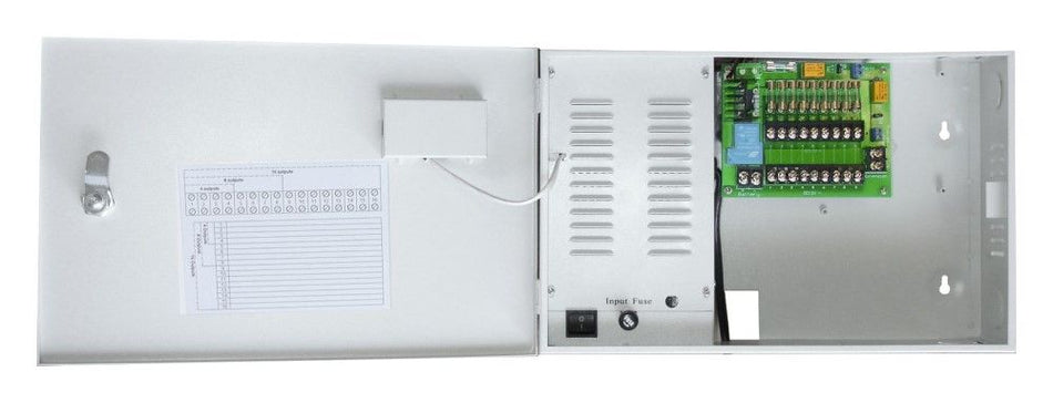 PSS 12V DC 4A DC Power Supply Wall Mount with Individual Fused Outlets