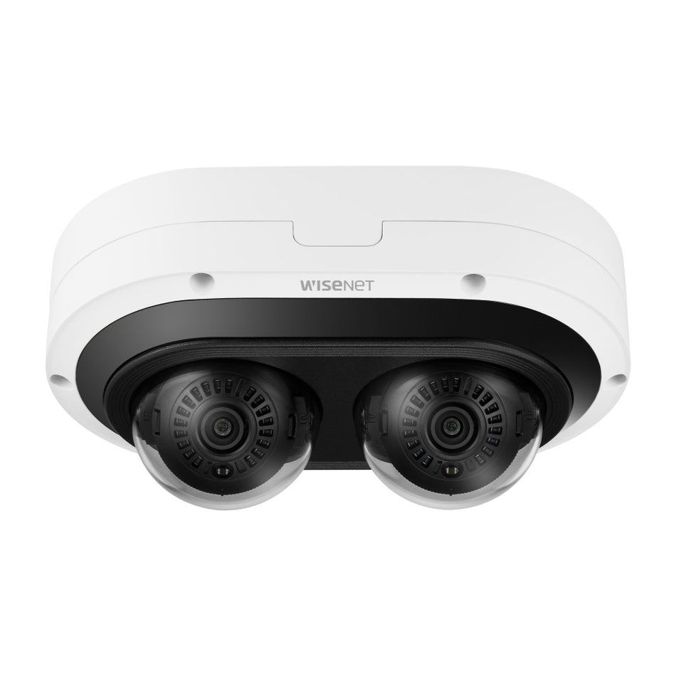 Hanwha PNM-C12083RVD Outdoor 6MP x 2CH AI Multi-directional Camera