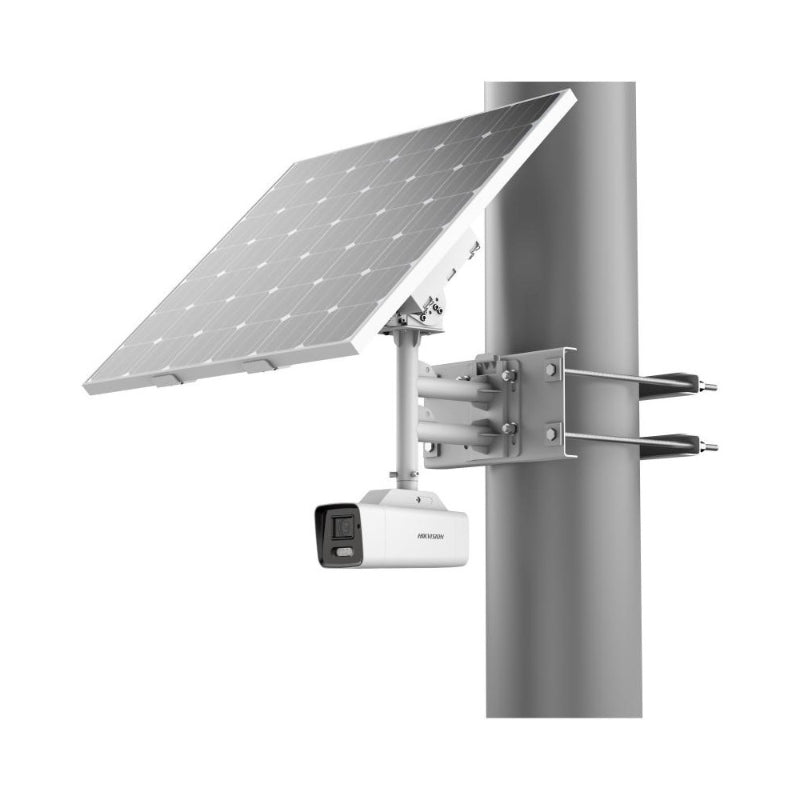 Hikvision DS-2XS6A87G1-LS/C36S80 4K ColorVu Fixed Bullet 2.8mm Lens Solar 4G Camera Kit