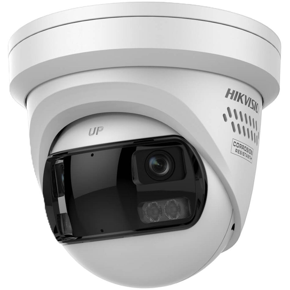 Hikvision DS-2CD2387G3P-LIS2UY/SL ColorVu 3.0 8MP AcuSeek Panoramic 180 Turret Camera 2.8mm Lens