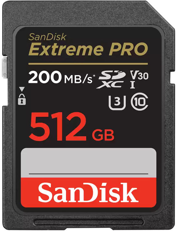 512GB Sandisk Extreme Pro SDXC Memory Card SDSDXXD-512G-GN4IN
