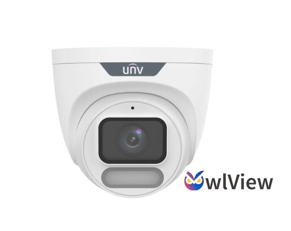 Uniview IPC3628LE-ADF28K-WP 6MP Owlview ColorHunter Turret Camera with 2.8mm Lens