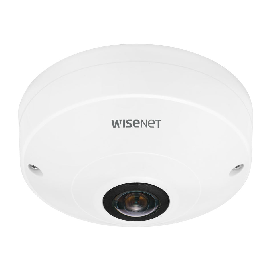 Hanwha QNF-8010 Wisenet 6MP Indoor Fisheye Camera 1.14mm Lens
