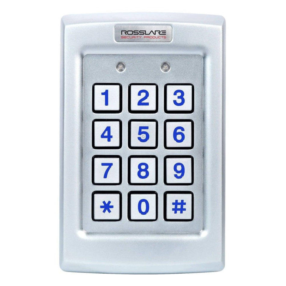 Rosslare AYC-Q54B 3x4 PIN Keypad, Wiegand, Backlit, Vandal, IP65
