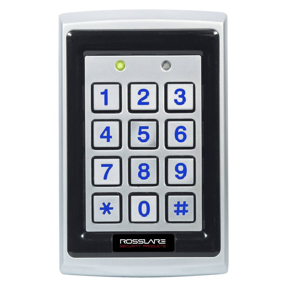 Rosslare AYC-Q60 goProx 3x4 PIN Keypad, HID Prox, Wiegand, Backlit, Vandal, IP65