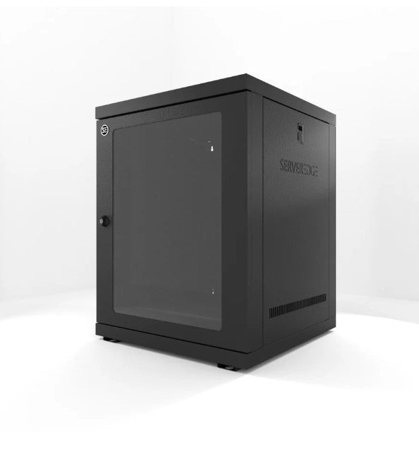 Serveredge CBN-15RU-66SWM 15RU 600mm Wide & 600mm Deep Fully Assembled Wall Mount Server Cabinet