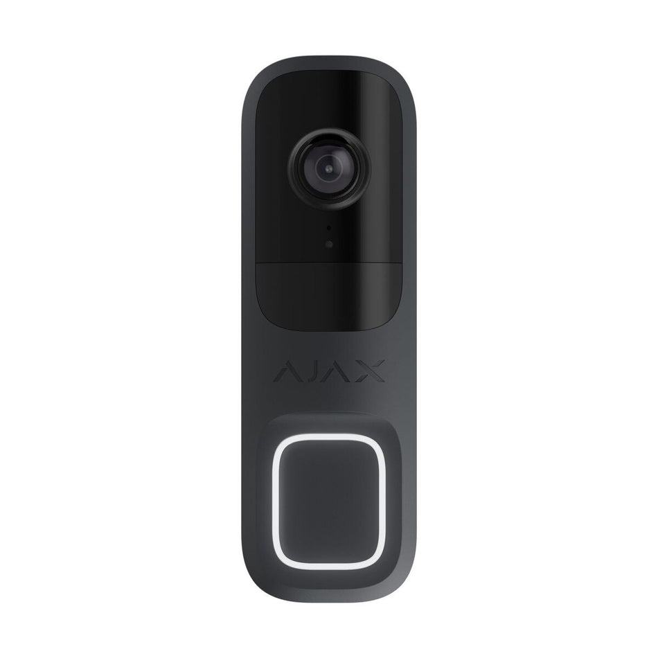 AJAX Video DoorBell Graphite with built-in AI & PIR sensor. 12-24VDC WiFi