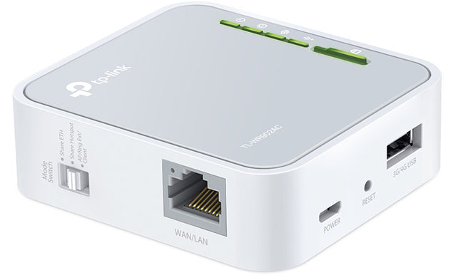 TP-Link TL-WR902AC Wireless-AC 750Mbps Travel Router
