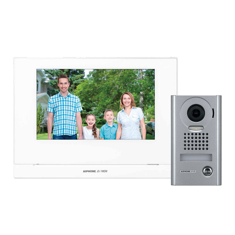 Aiphone JO 7" Video Intercom Kit, WiFi, Vandal Door Station, Surface Mount