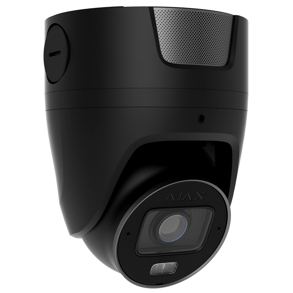AJAX Superior 4K 8 Megapixel TurretCam HLVF Hybrid Illumination AI Powered Turret Camera Motorised Lens Black