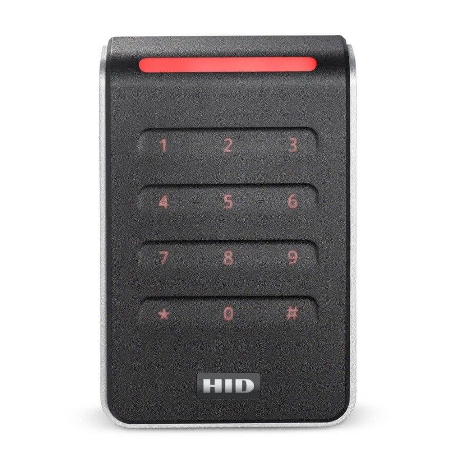 HID Signo 40K Wide 3x4 Keypad Reader, Standard Profile, Pigtail