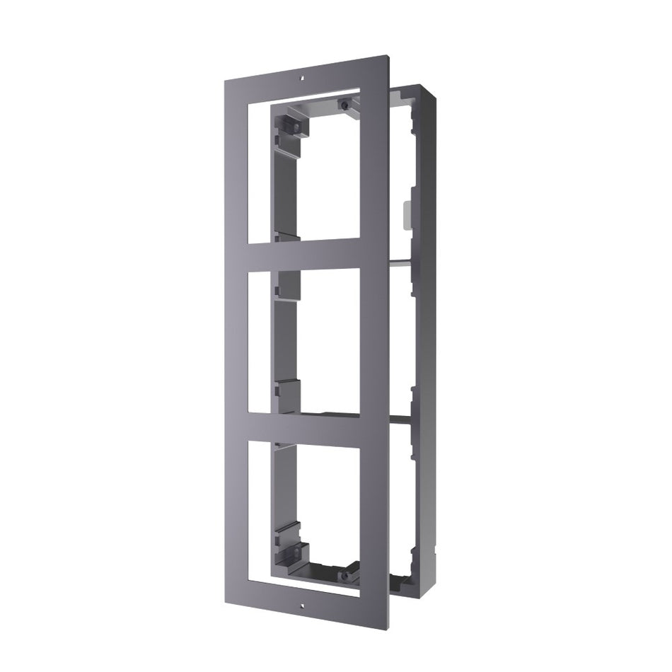 Hikvision DS-KD-ACW3 Door Station Surface Mount Gang Box - Supports 3 Module