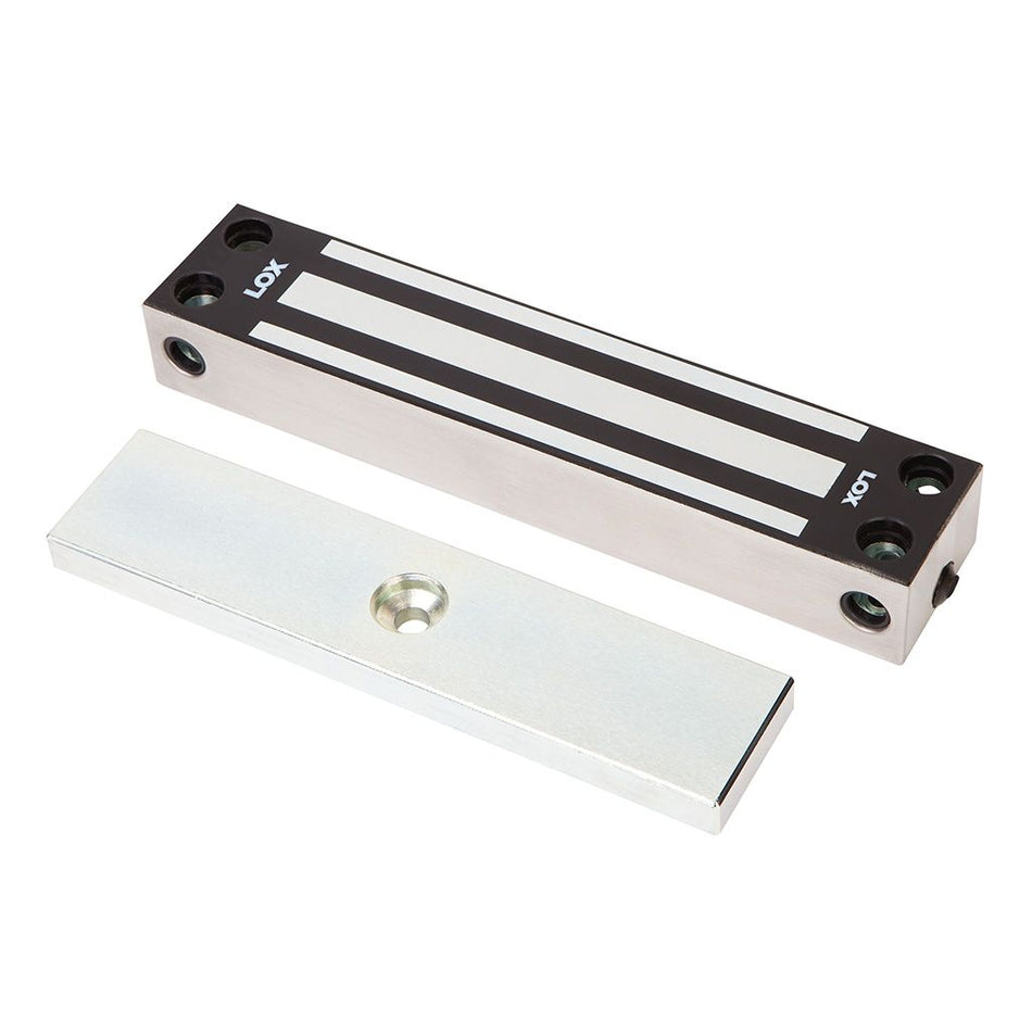 LOX EM4700 Electro Magnetic Lock, 380kg, Monitored, Weather 12/24V DC