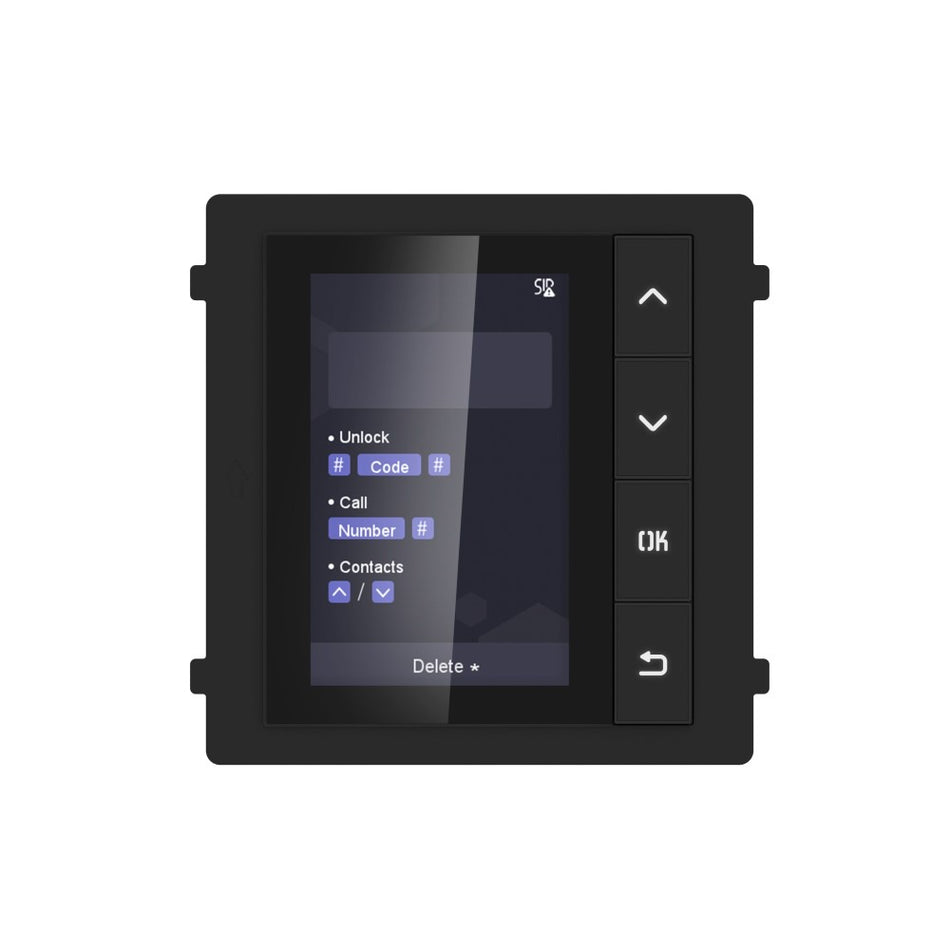 Hikvision DS-KD-DIS Intercom Door Station Name Scroll Module