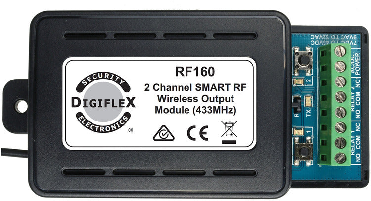 Digiflex RF160 Smart RF 2CH Relay - Requires RF120 or RF121