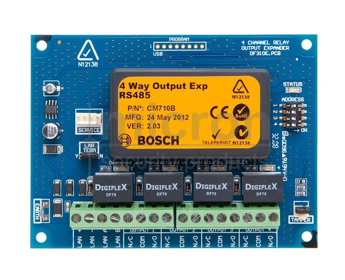 Bosch CM710B 4 Way Relay Output Module for 6000 Panel